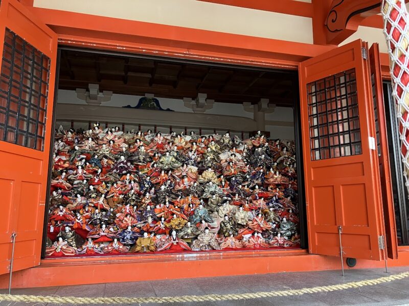 淡嶋神社のひな人形