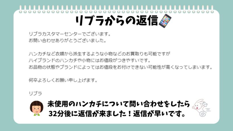 リブラからの返信