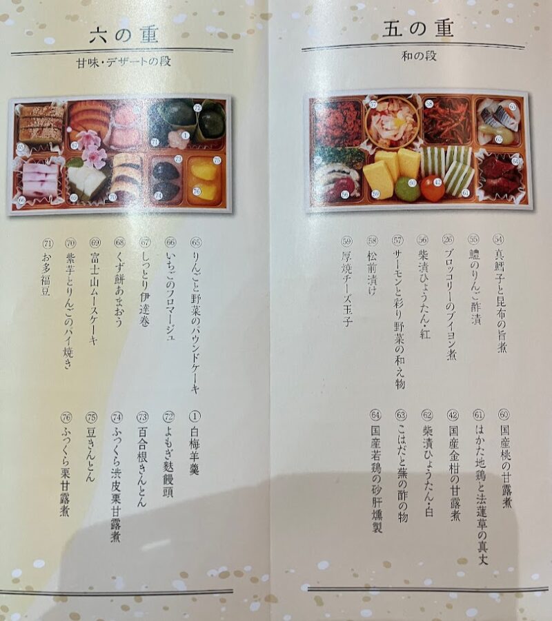 京都大原「芹生」監修 和洋長形六段重 絢爛のおせち