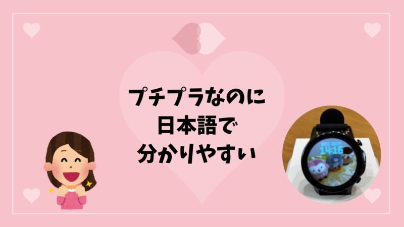 プチプラなのに日本語でわかりやすい