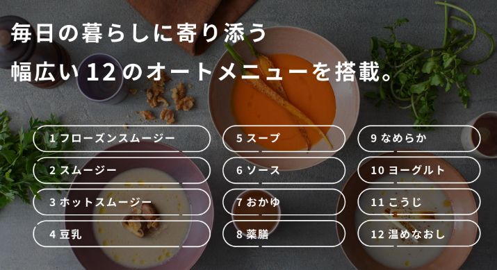 シロカヒーター機能付きブレンダー
