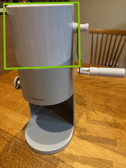 手動とろ雪かき氷器の本体