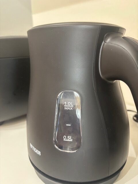 タイガー蒸気レス電気ケトルはMAVの容量で沸かすと少し時間がかかる